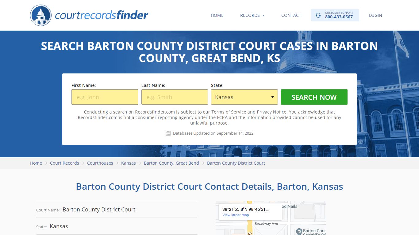 Barton County District Court Case Search - Barton County, KS ...